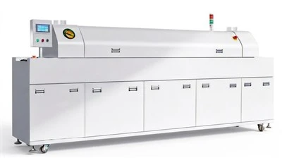 HW-R816E Eight-Zone Mesh Belt Reflow Oven For SMT Line